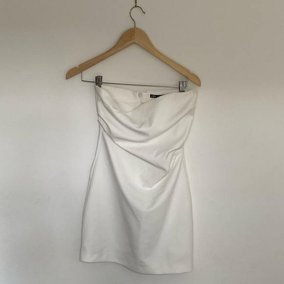 White Zara Strapless Mini - Picture 5 of 5